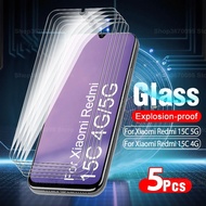 5pieces Phone Film Redmi 15 C 14C 13C Protective Glass For Xiaomi Redmi 15C 4G 5G Shatterproof Scree
