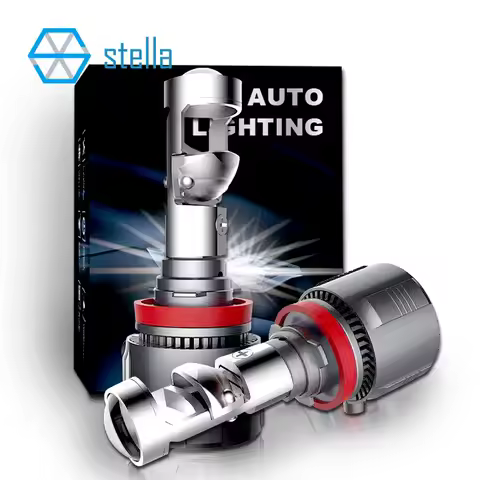 Stella 2x H7 H11 LHD/RHD LED Headlight Mini Lens Projector 9005/9006 Auto Low Beam STG Canbus Bulb F