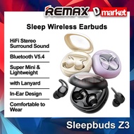Remax Sleepbuds Z3 Wireless Earbuds Sleeping Earphone Mini Headphone Silicone Sleep Earbuds Remax Bl