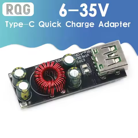 QC4.0 QC3.0 USB Type-C Mobile Phone Quick Charge Adapter 6 -35V Step Down Buck Boost Module for Huaw