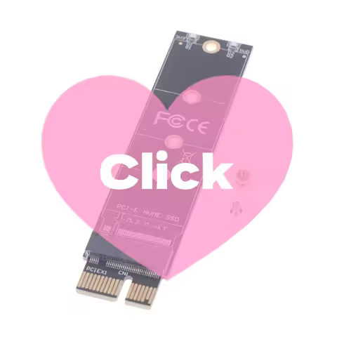 PCIE to M2 Adapter NVMe SSD M2 PCIE X1 Raiser PCI-E PCI Express M Key Connector Supports 2230 2242 2