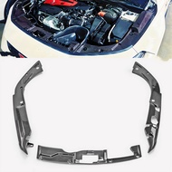 For Honda Civic Type-R FL5 Radiator Cooling Plate Kit Real Carbon Engine bay side covers For Honda F