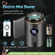 🇸🇬 Mini Shaver Beard Shaver Wet and Dry Mens Electric Face Razor Mini Portable Electric Shaver