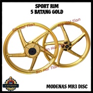 KAYAMA MODENAS MR3 DISC SPORT RIM SPORTRIM GOLD 5 BATANG