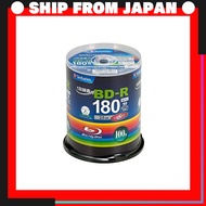 Verbatim 1‑Time Recordable Blu‑ray Disc BD‑R 25GB (100 Pack) – White Printable, 1‑6x Speed