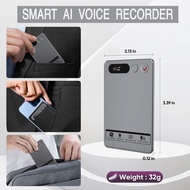 AI Voice Recorder 118 Languages ChatGPT-5 App Phone Call Mini Audio for Meetings Lectures,Calls AI