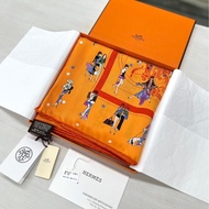 【全新品】愛馬仕Hermes 巴黎戀人 全新未使用 70*70絲巾