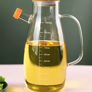 TEMU Glass Measuring Carafe Pitcher With Lid - Universal Applicable, Pvc Material, 1000ml Capacity O