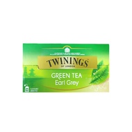 川宁（TWININGS）英国绿茶精选茶包特级绿茶盒装茶叶柠檬袋泡茶 伯爵绿茶25包