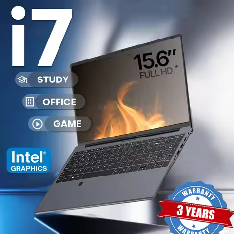 15.6" Ultra Slim Intel Core i7 6500U Laptop Computer Windows 11 16GB DDR4 1TB SSD Notebook PC Finger