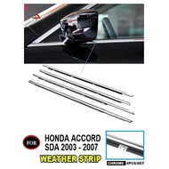 HONDA ACCORD SDA 2003-2007 CAR OUTSIDE WINDOW MOULDINGW WEATHER STRIP SEAL BELT WEATHER STRIP PLASTI