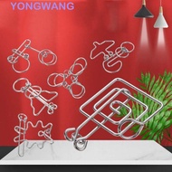 YONGWANG 3D Metal Puzzle Learning Toys Kids Gifts 3d Puzzle Wire Brainteasers Games Children And Adu