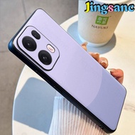 Jingsanc vỏ cho Oppo RENO 13 Pro 5g Ốp điện thoại bằng da sang trọng viền mềm bao gồm tất cả ống kín