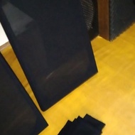 TERMURAH KAIN KASA PENUTUP BOX SPEAKER TIPIS / DENIS KASAR HITAM (MELAR) | COD