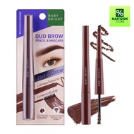 Eyebrow Pencil Mascara Baby Bright Duo Brow & 0.24g+4.8g