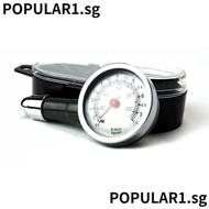 POPULAR Tire Pressure Gauge, Metal Mini Dial Manometer, High Precision Tyre Meter