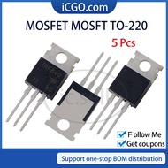 5PCS MOSFET MOSFT TO-220 P60NF06 P75NF75 STP65NF06 TIP120 TIP122 TIP127 TIP142T