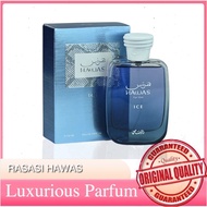 Hawas Men/ Hawas women/ Hawas Ice Hawas Fire EDP hawas elixire dp 100ml By Rasasi Ready stock