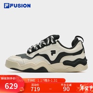 ST/🏮Fila（FILA）FUSIONFila Trendy Brand Women's ShoesKICKProfessional Skateboard Shoes Season New Wave Bottom Shoes RGZA