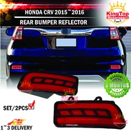 Honda CRV CR-V 2015-2016 Facelift Rear Bumper Reflector LED Light Bar
