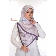 Tudung Bawal Fabulous Colours Satin Premium Bidang 45