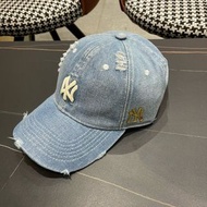 MLB棒球帽NY cap牛仔鴨舌帽男女同款