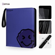 BERYFAM Binder Album Blue Classic Leather Binder Pokemon Card Photocard TCG Blueberry Series