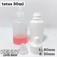 30 cc LDPE perforated dropper bottle 30ml can be pressed