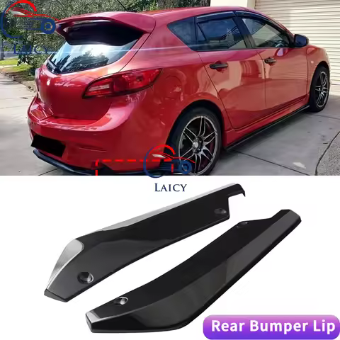 LAICY For Mazda 2 3 5 6 CX3 CX5 CX7 Car Rear Bumper Splitter Diffuser Canard Wrap Spoiler Side Fende