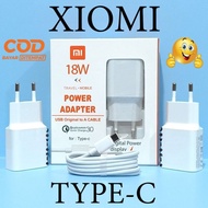Charger Casan Cas XIAOMI Fast Charging Redmi A3 10C Original TYPE C 10W 18W MDY 08 EI