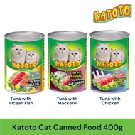 KATOTO Cat Canned Food 400g – 100% Real Fish | High Protein | Vitamin E | Wet Cat Food