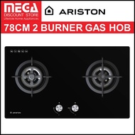 ARISTON AGG2780TS/LS 78CM 2-BURNER GAS HOB