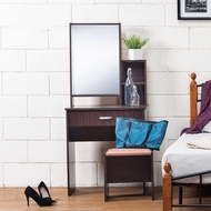 KEMY Meja Makeup Table Dressing Table With Mirror Meja Solek Almari Solek Meja Make Up Table Meja Co