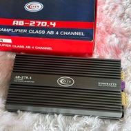 DTS AB-270.4 เพาเวอร์แอมป์ AB 4 channel กำลังขับ 3500watts max output power