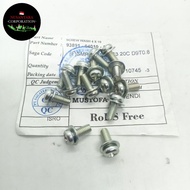 Baut karburator motor universal dobel ring m4 original
