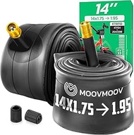 MOOVMOOV Inner Tube 14 x 1.75/14 x 1.95 with Straight AV Valve 33 mm | For Children's Bikes, Wheels,