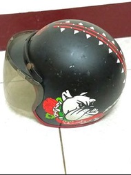 法鬥犬與紅玫瑰 全罩式 安全帽 可正常使用