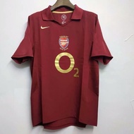 05-06 Arsenal retro jersey Henry van Persie Bergkamp Vieira Francesco Arsenal football jersey