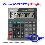 CANON AS-220RTS / AS-220 / AS220RTS / AS220 / AS 220RTS Desktop (12 Digits) Calculator Kalkulator 12