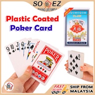 SOEZ Premium Poker Card Plastic Coat Top Quality Casino Playing Card Daun Terup Casino Poker 扑克牌 卡牌