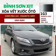 Sơn Xịt Xóa Vết Xước Cho Xe TOYOTA CAMRY Màu XÁM ĐẬM code 1G3 - MAGNETIC GREY Chính Hãng OH PAINT Ch