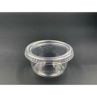 EC E622C 2oz Round Container [ 100pcs± ] - Disposable Plastic PET Food Container