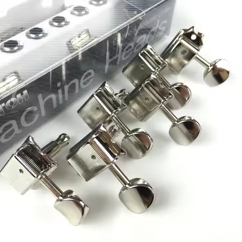 Original 6 In-line GOTOH SD91-05M Kluson Vintage Electric Guitar Machine Heads Tuners ( Nickel ) Tun