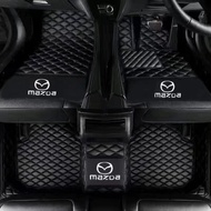 Ready Stock MAZDA CX-3 CX-5 CX-7 CX-8 CX-30 MX-5 Car Floor Mats Car Carpet custom fit car mat karpet Waterproof Leather