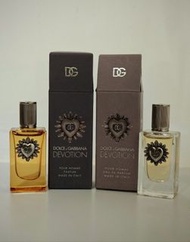 Authentic 📌$100 each Dolce&Gabbana 5ml perfume (✅️Devotion Lavender Coffee Pour Homme 男士香水✅️ D&G Dev
