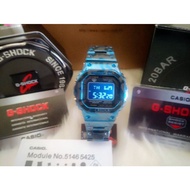 Jam G-shock Petak Tali Besi Navy Blue