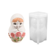 Honey Silicone Mould To Make Russian Doll Shaped Scented Home