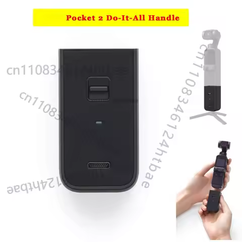95%NEW FOR DJI Pocket 2 Do-It-All Handle Built-in Module Mic Receiver