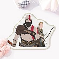 Allenjoy 30.9" x 22.4" Warrior Journey Bathroom Rugs Bow and Blade Mat Bathmat Rug Non Slip Washable