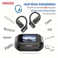 【Original 】MINISO M98 AI Translator Earbuds with 144 Language Real-Time Translation Noise Cancelling